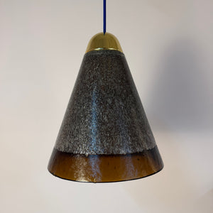 Hängelampe braun Glas von Peill & Putzler