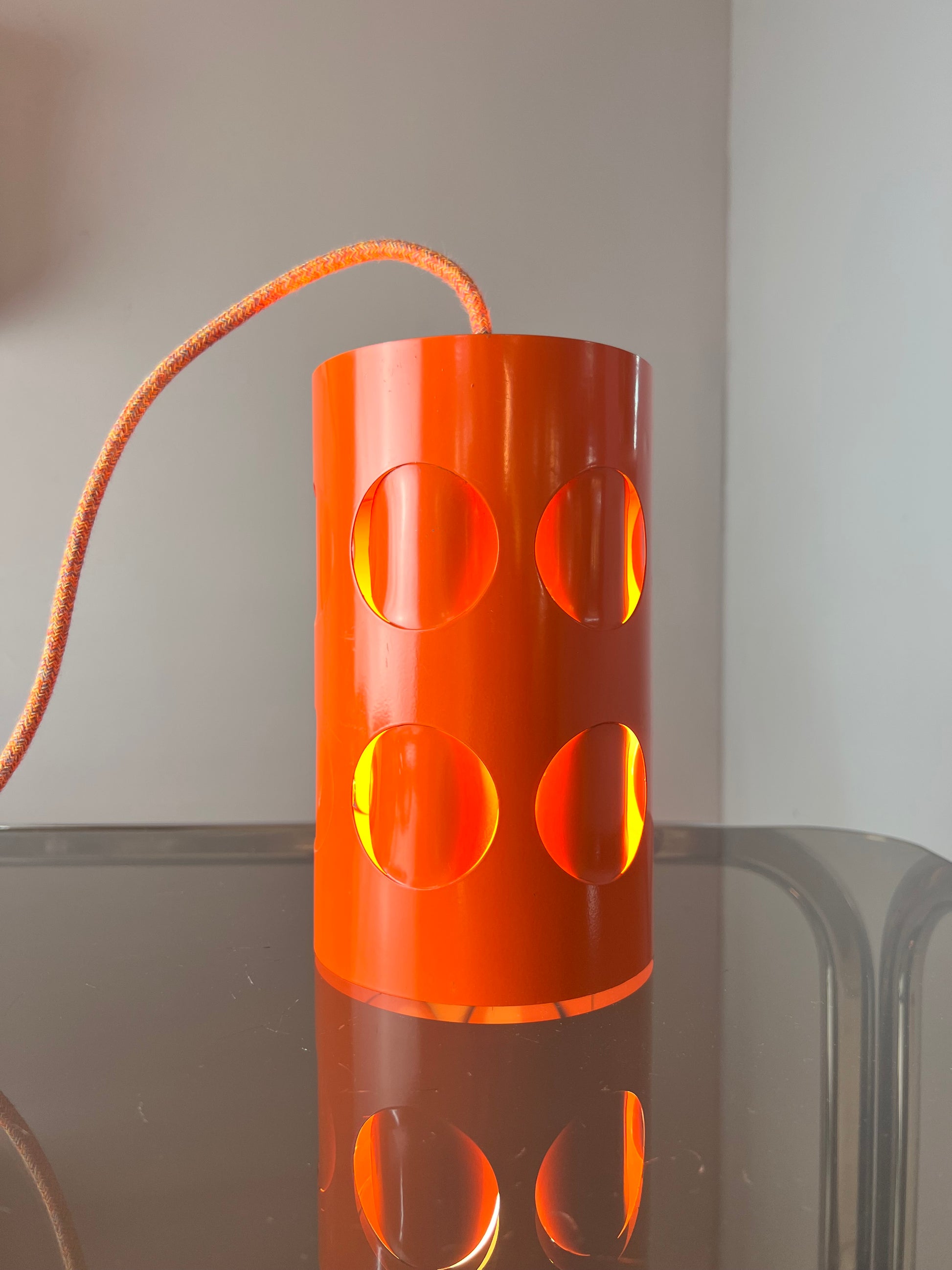 Hängelampe orange Metall von Raak Amsterdam