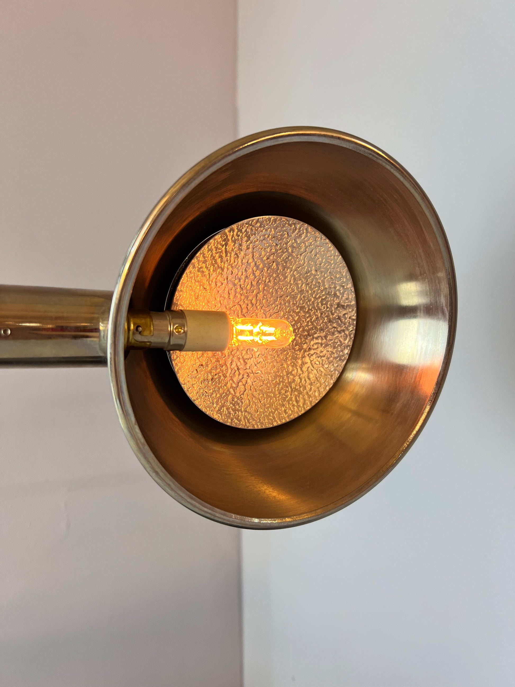 Schreibtischlampe BEA DS silber vernickelt von Florian Schulz Design