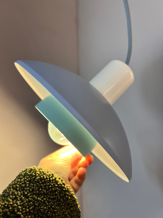 Lamellenlampe Typ 728 neu lackiert von Horn