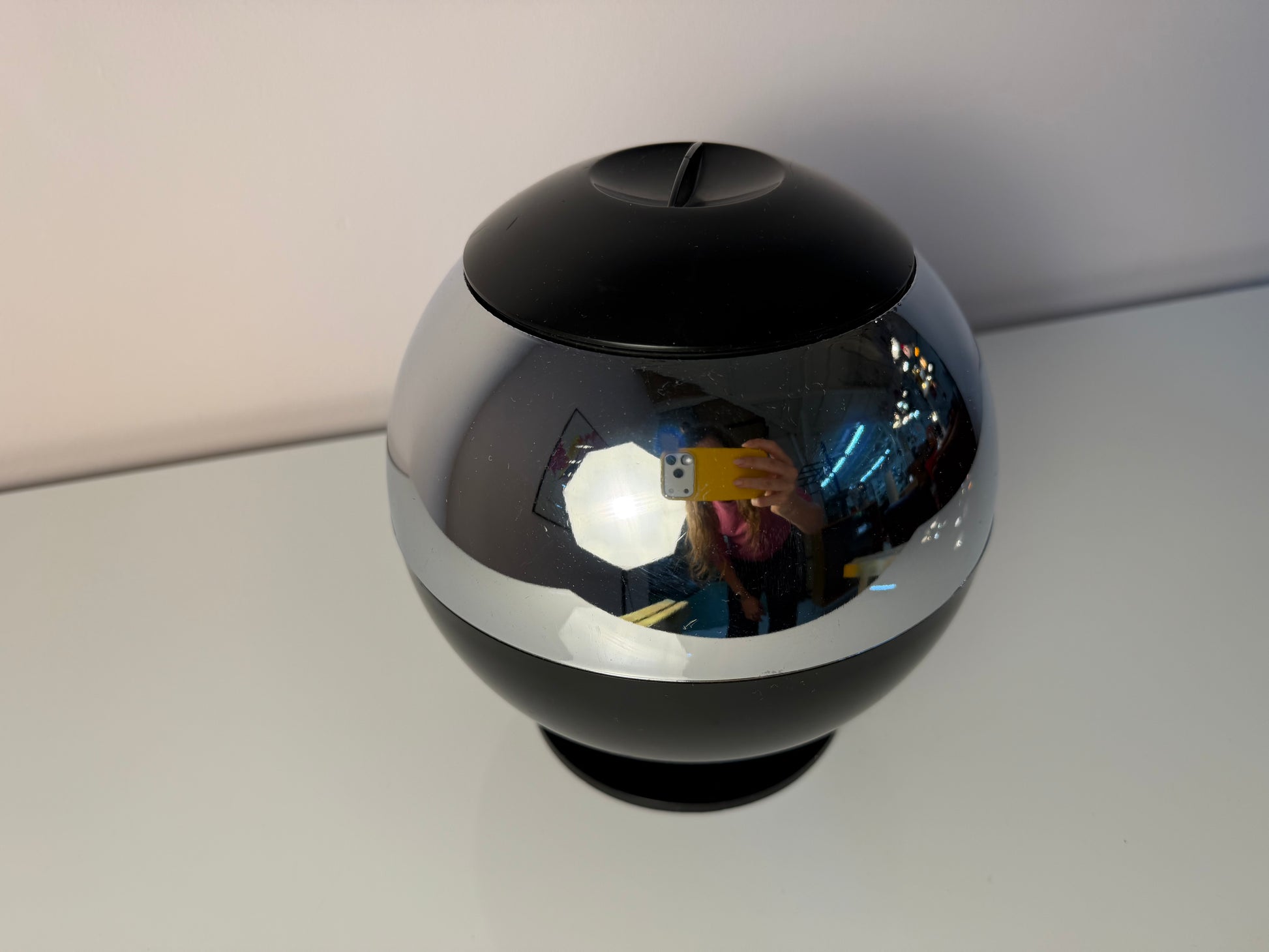 Kugel Eiskübel Chrom Kunststoff von Quist