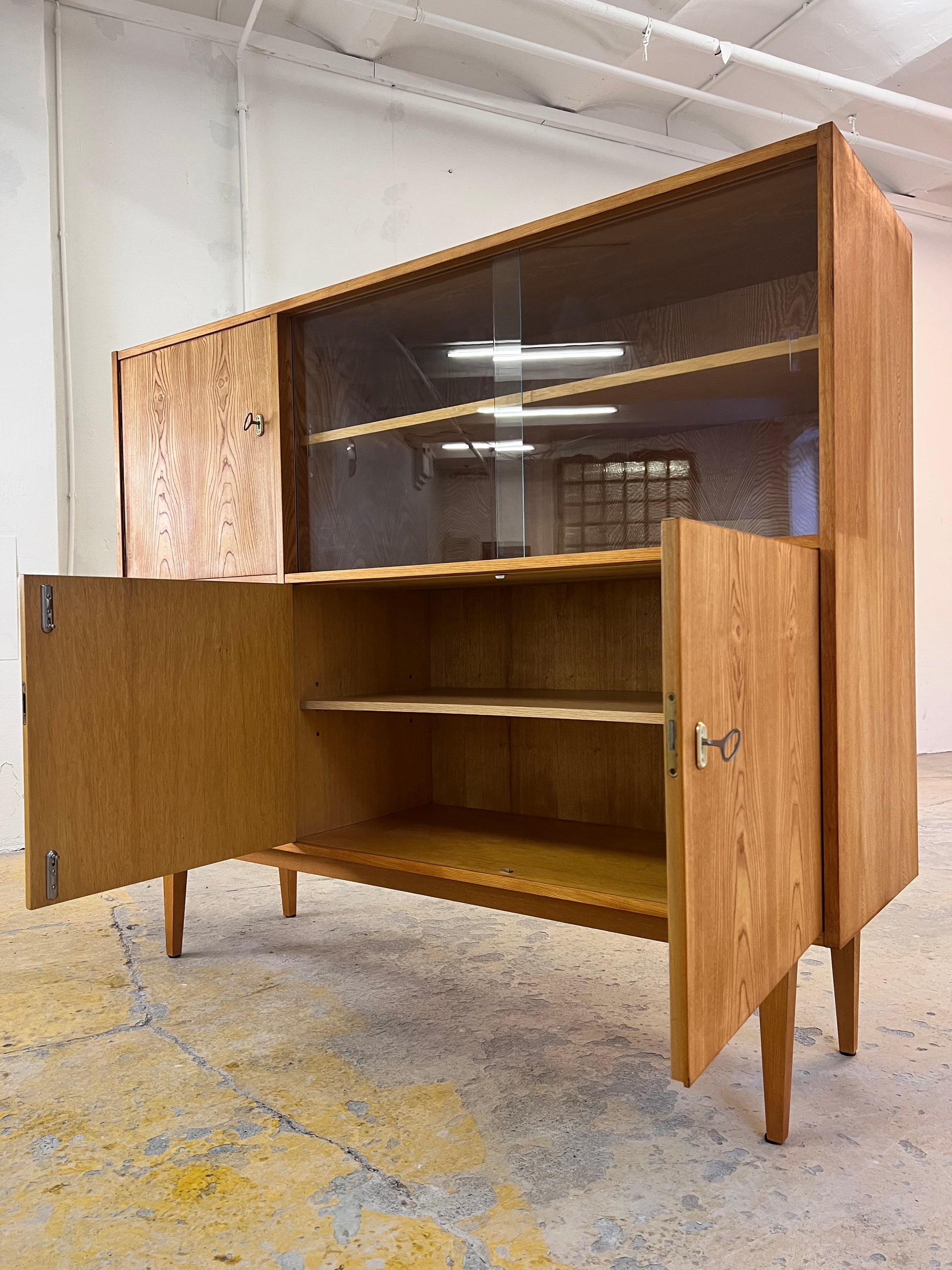 Highboard / Wohnzimmerschrank Typ 602 von Franz Ehrlich für Hellerau