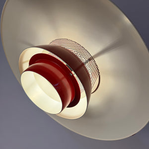 Lamellenlampe rot aus Dänemark