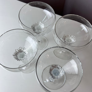 Set: 4x Weinglas Split von Pavel Hlava für Rosenthal Studio Linie