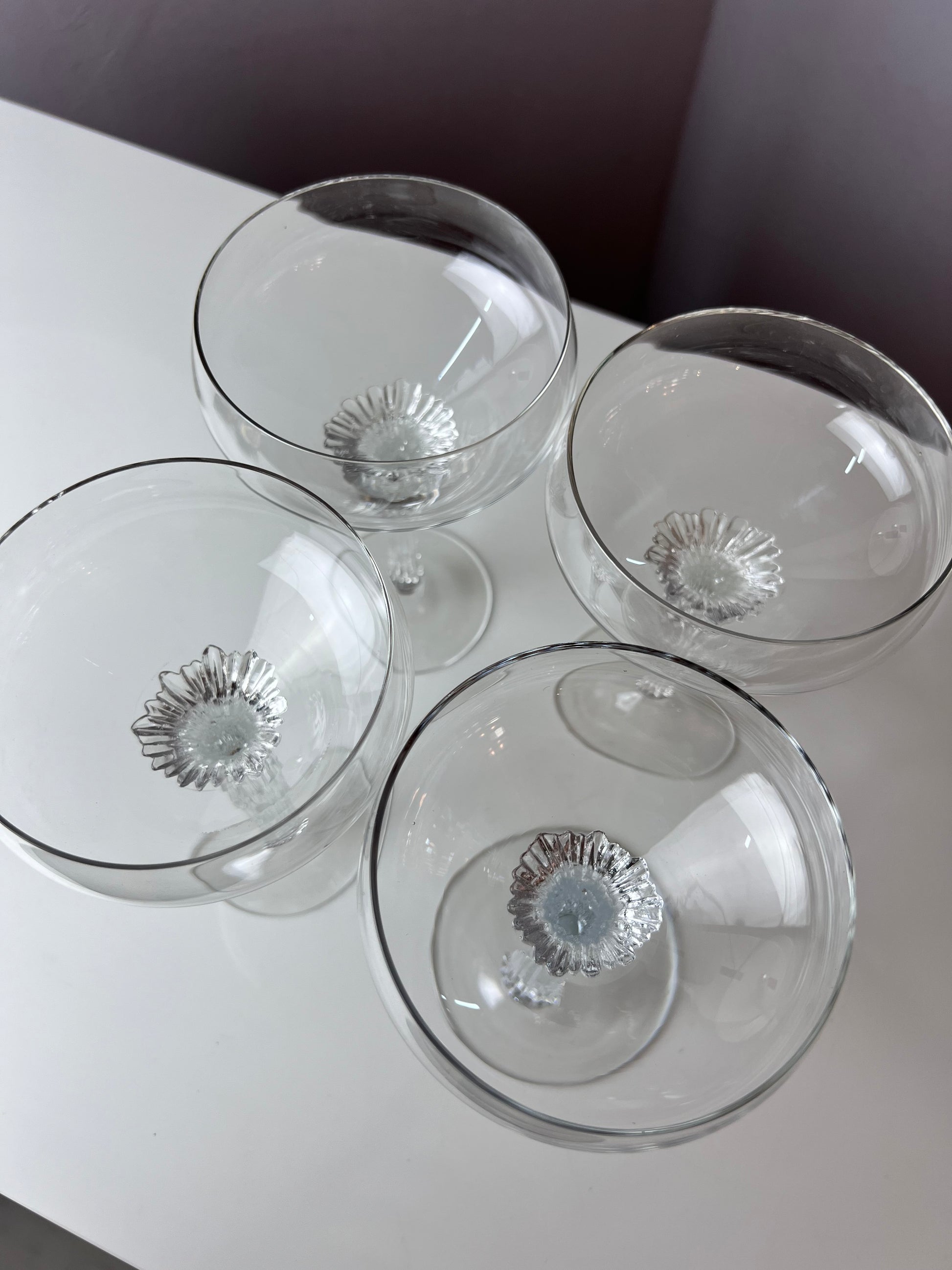 Set: 4x Weinglas Split von Pavel Hlava für Rosenthal Studio Linie