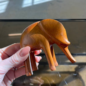 Holzfigur Elefant