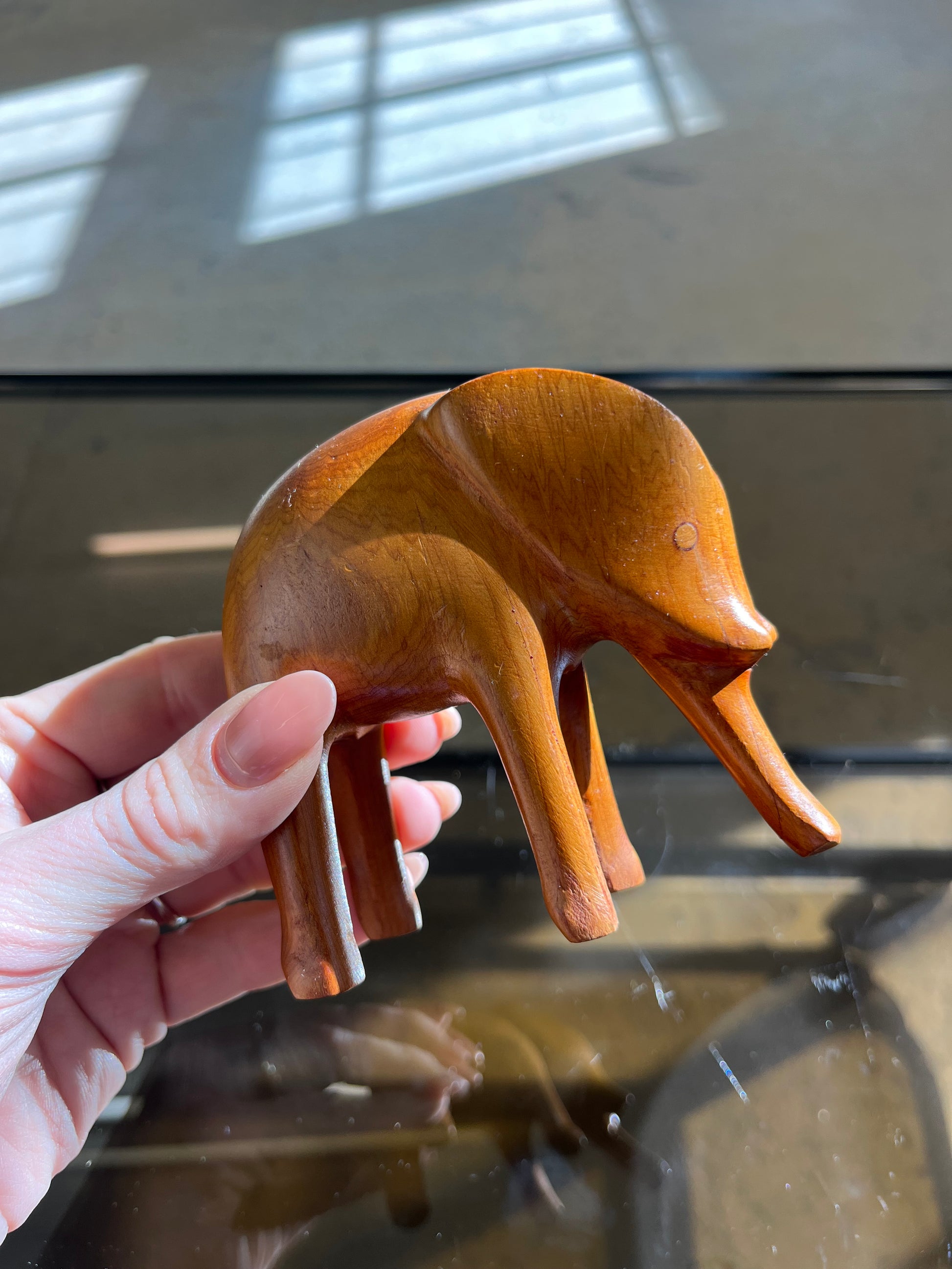 Holzfigur Elefant