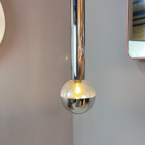 Hängelampe Big Globe Chrom 39 cm von Motoko Ishii für STAFF