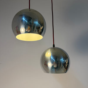 Kugellampe Topan Chrom von Verner Panton