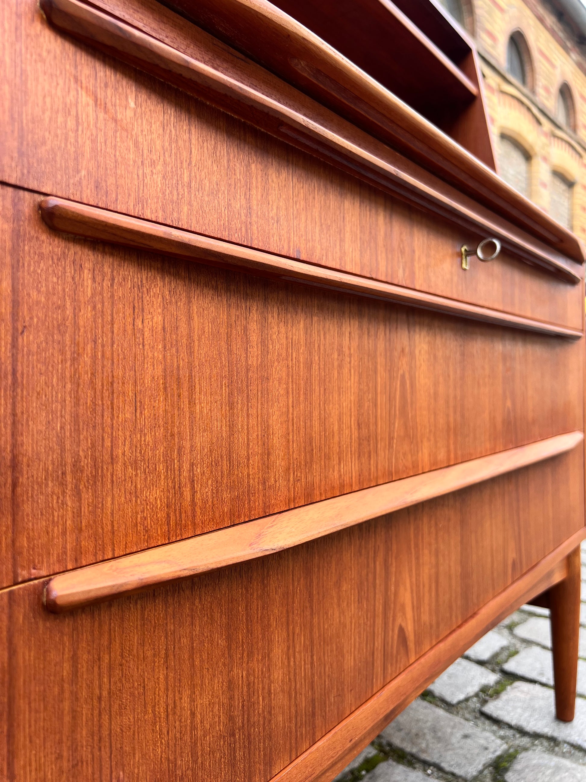 Sekretär Teak aus Dänemark