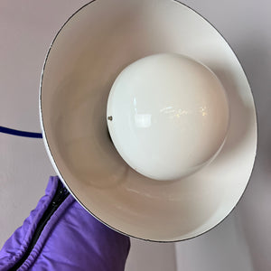 Hängelampe Flowerpot weiß Emaille von Verner Panton für Louis Poulsen