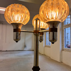 Stehlampe Chrom 70er