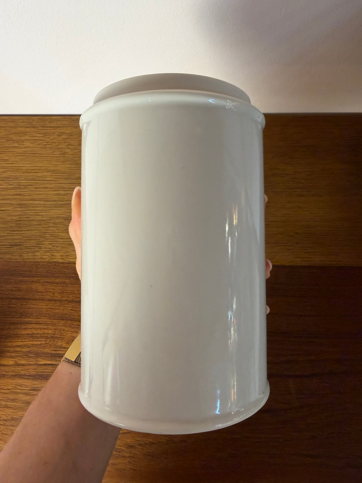 Apothekerdose Eucerin. Anhydric weiß Porzellan - 1000 ml