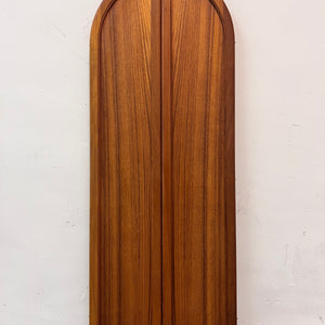 Klappbarer Wandspiegel Teak von Fakse Furniture aus Dänemark