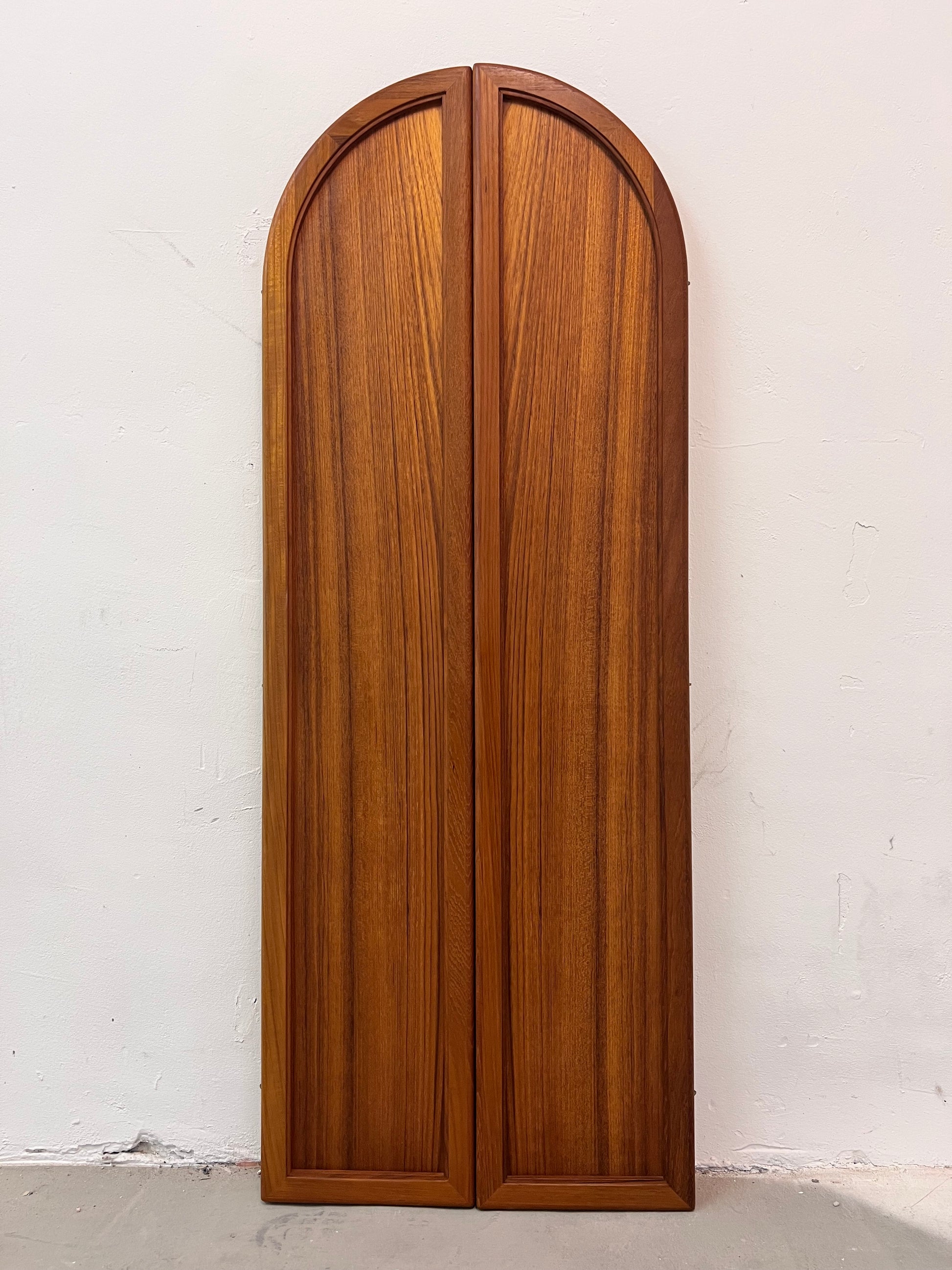 Klappbarer Wandspiegel Teak von Fakse Furniture aus Dänemark