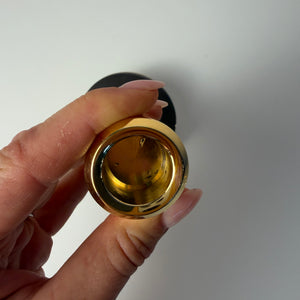 Kerzenständer 24 Karat vergoldet von Hugo Asmussen für Asmussen Design