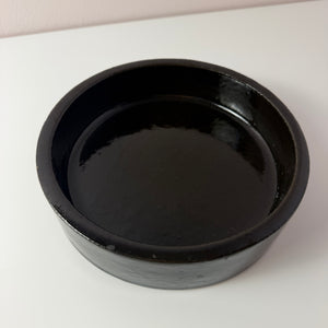 Schale braun-schwarz von Hasle Keramik