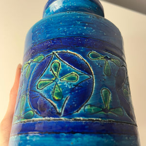 Vase Azul Rimini von Aldo Londi für Bitossi