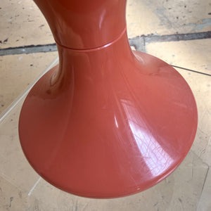 Tulpenfuß Hocker rosé