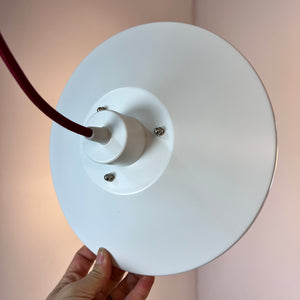 Lamellenlampe weiß