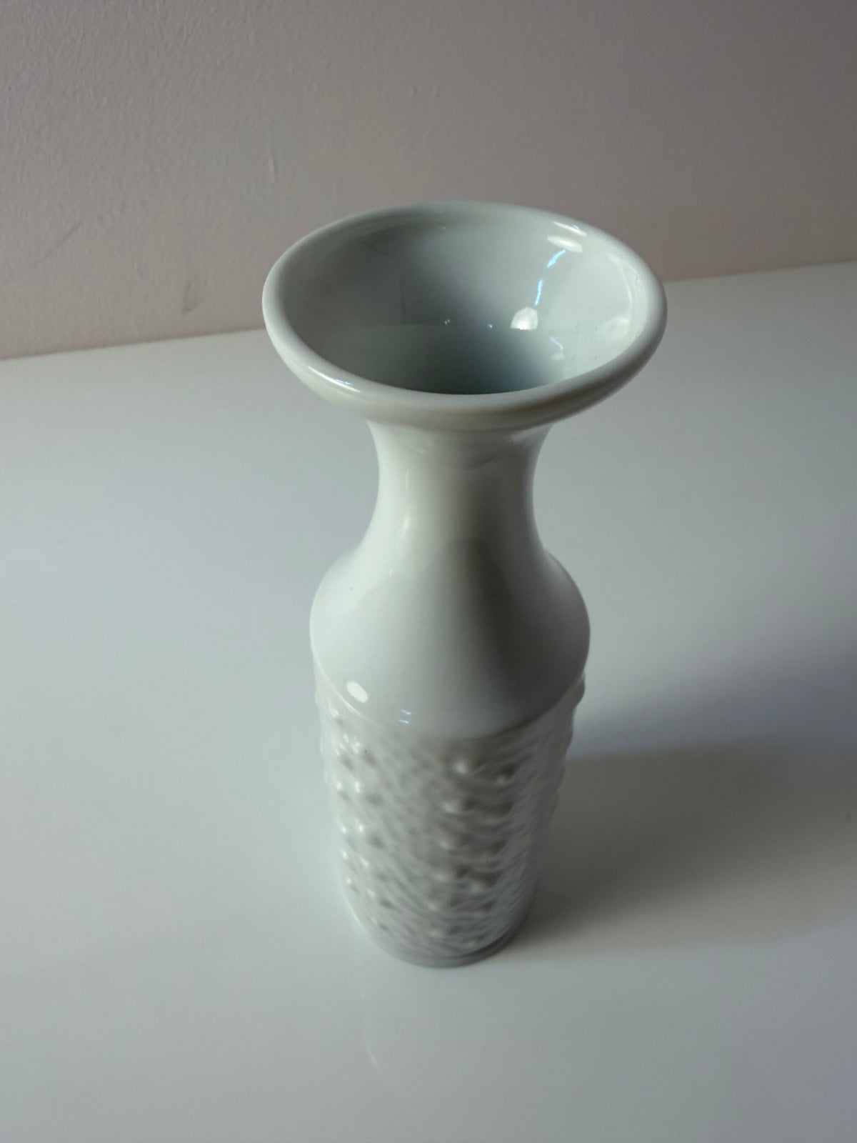Vase 740/2 weiß Porzellan von Royal Porzellan Bavaria KPM