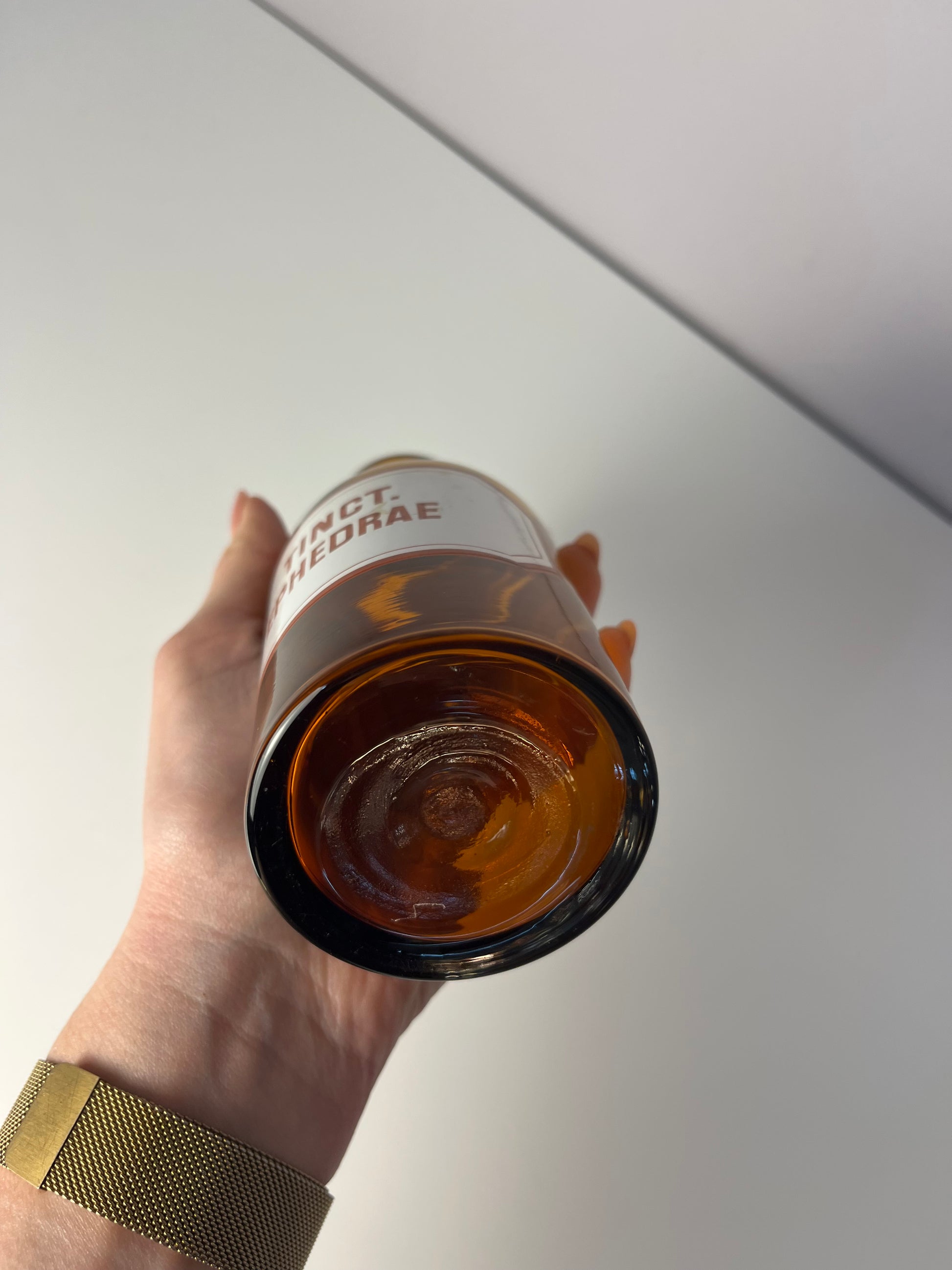 Apothekerglas Tinct. Ephedrae braun