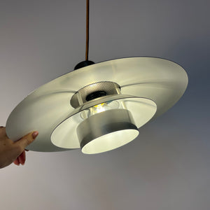 Kleine Lamellenlampe Leto silber kupfer von Top Lamper