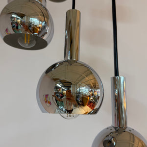 Kaskadenlampe 7-flammig Chrom von Richard Essig