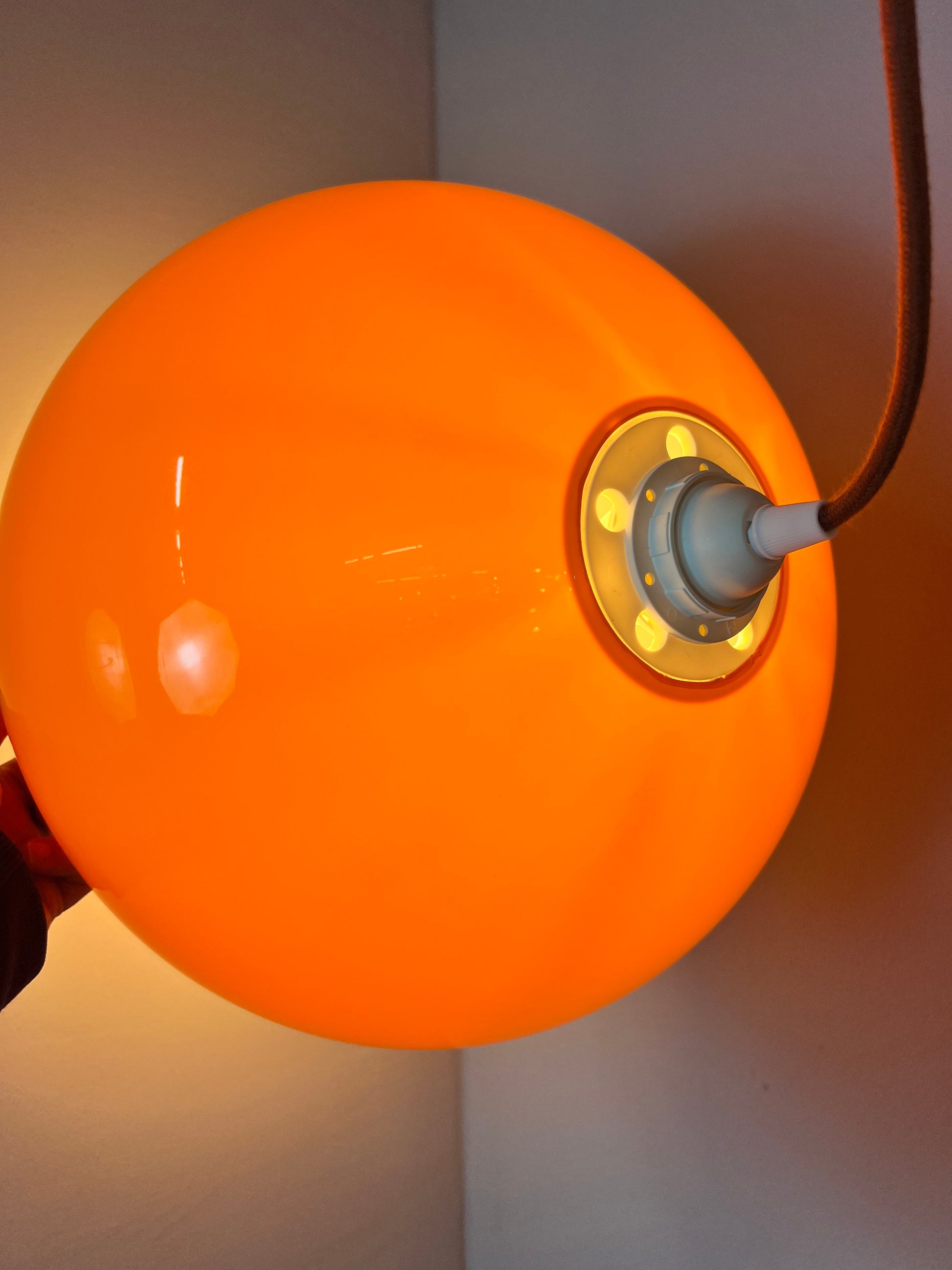 Hängelampe orange von Guzzini