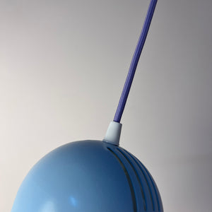 Hängelampe hellblau neu lackiert