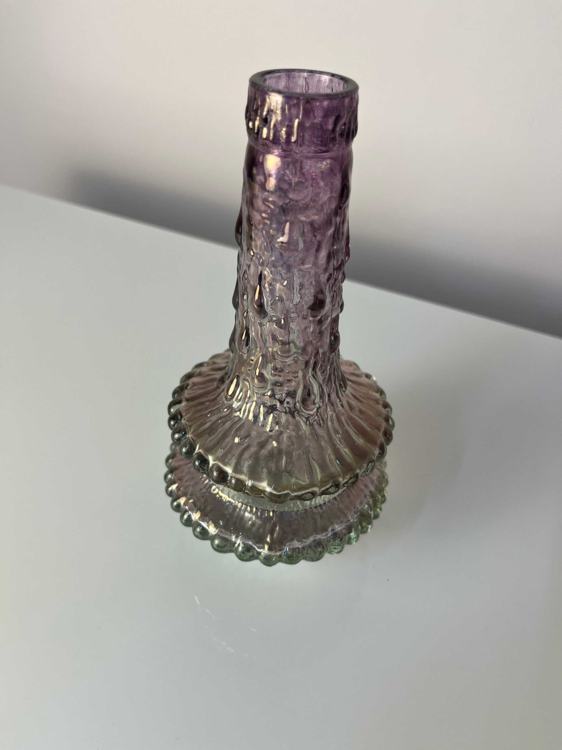 Vase Eisglas irisierend von Timo Sarpaneva für Iittala