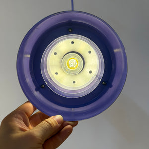 Lamellenlampe Trava silber schwarz lila von Carl Thore für Granhaga