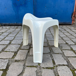 Stapelhocker Taboret weiß von Alexander Begge für Casala