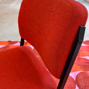Polsterstuhl orange/rot von Sedus