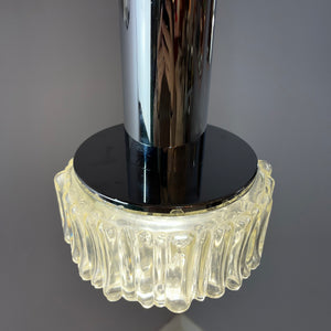 Pendelleuchte Modell P105 Klarglas Chrom von STAFF
