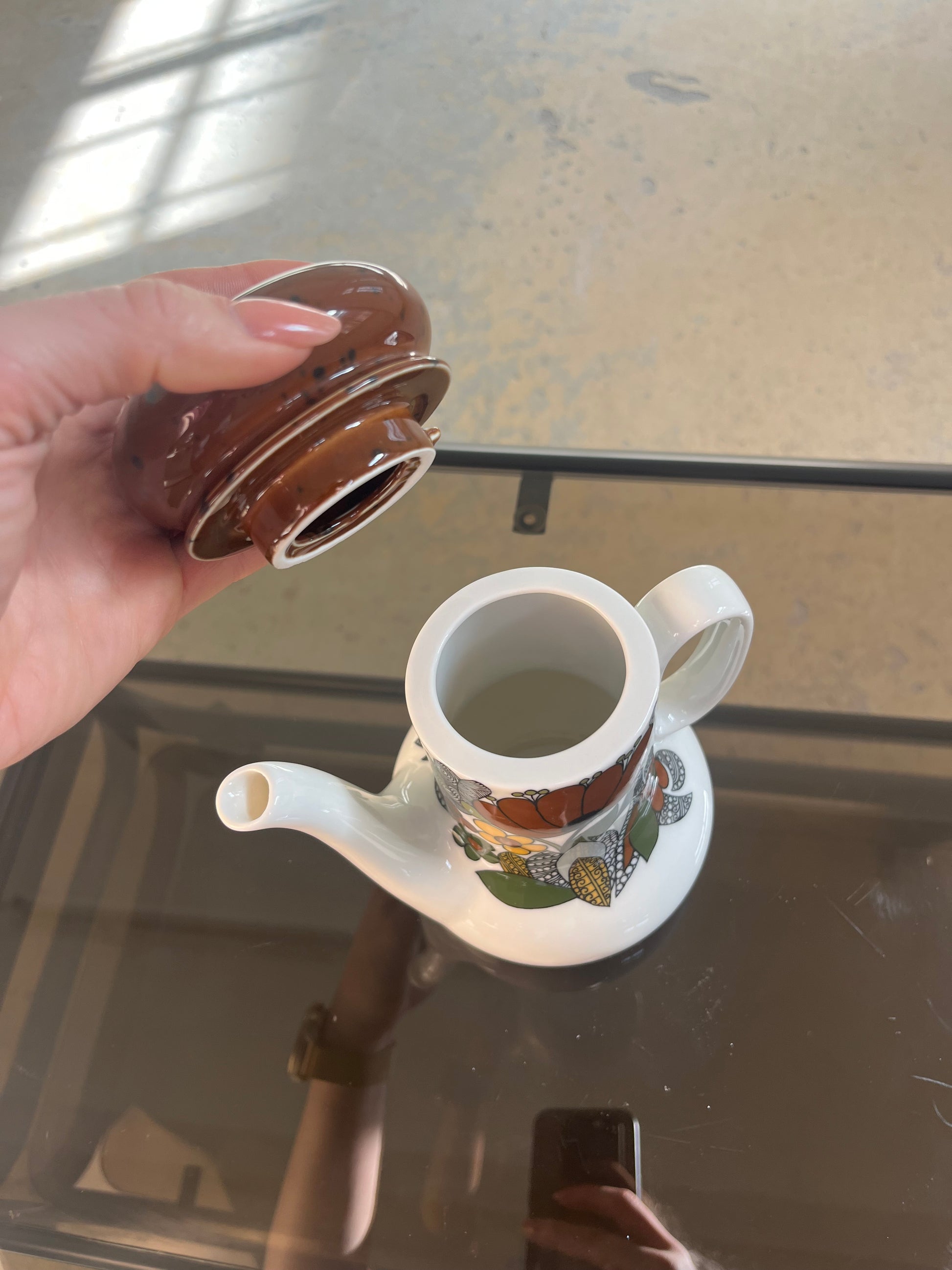 Kaffeekanne klein Kiruna Camargue von Tapio Wirkkala für Thomas