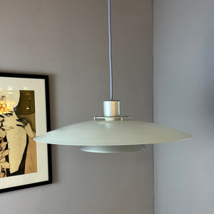 Lamellenlampe weiß silber von Design Light