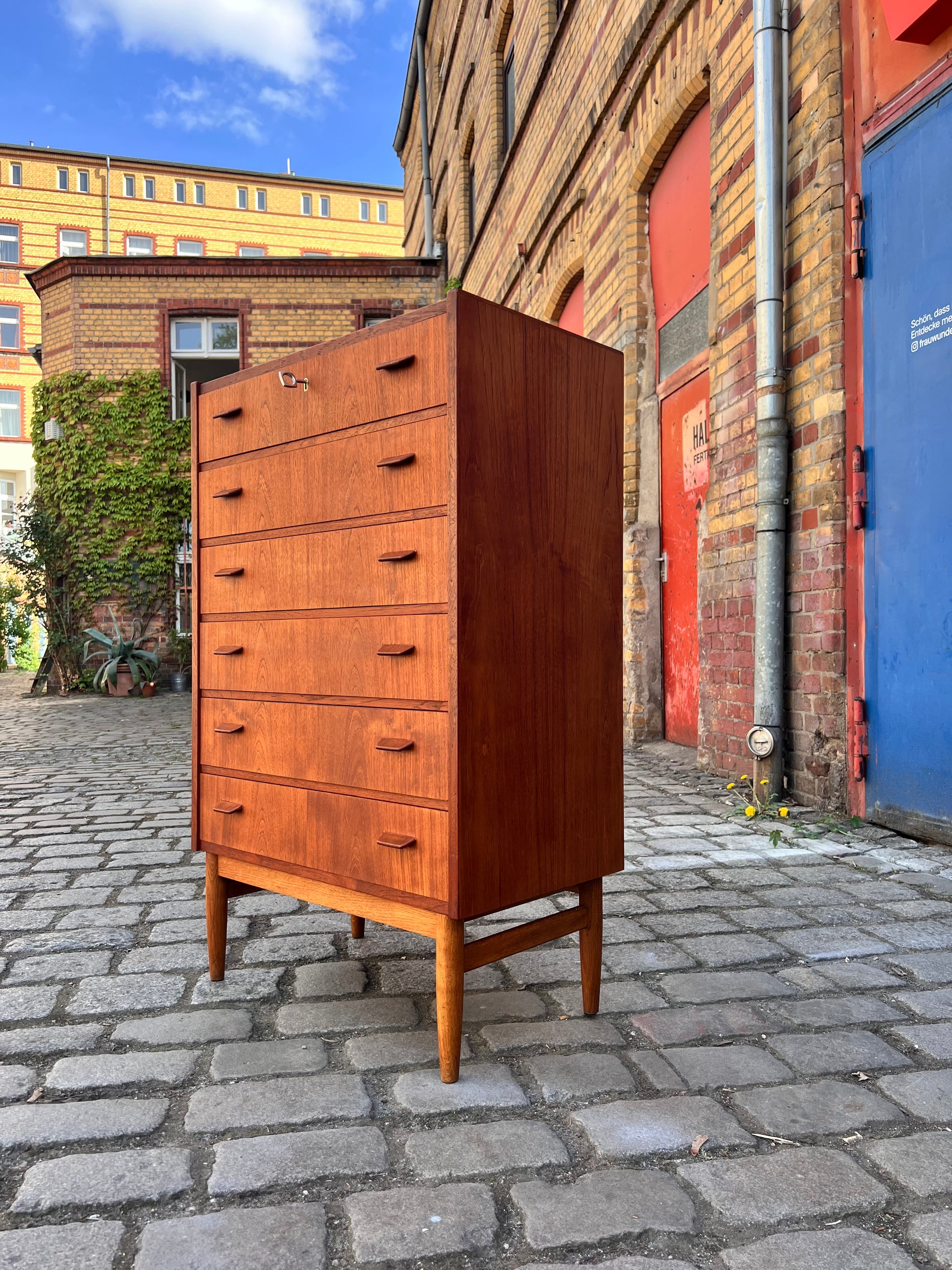 Kommode Teak von A. Ahlström Osakeyhtiö für Warkaus