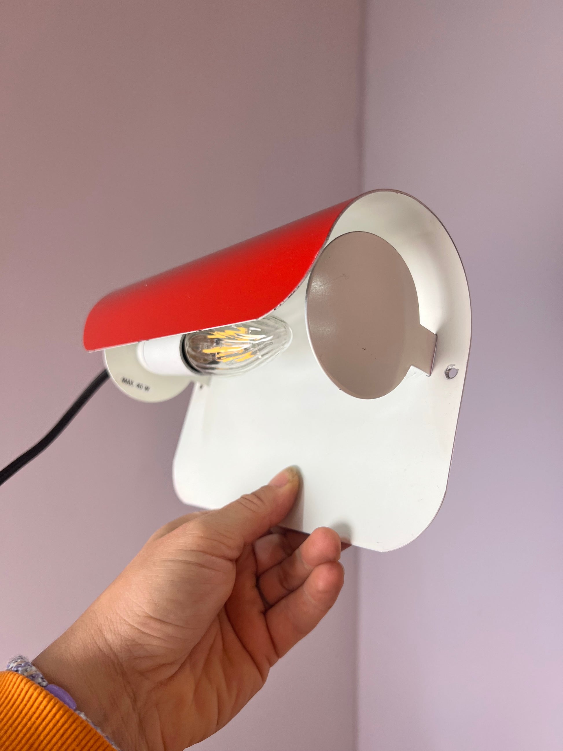 Set: 2x Wandlampe rot von Aneta