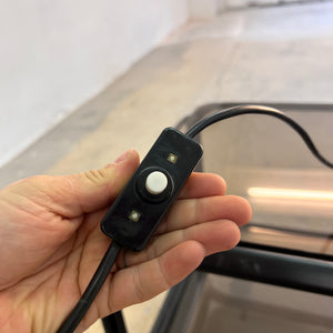 Tischlampe Chrom Opalglas VEB NARVA