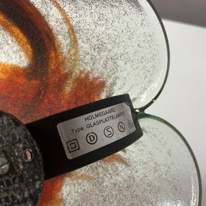 Wandlampe rotbraun Glas von Per Lütken für Holmegaard