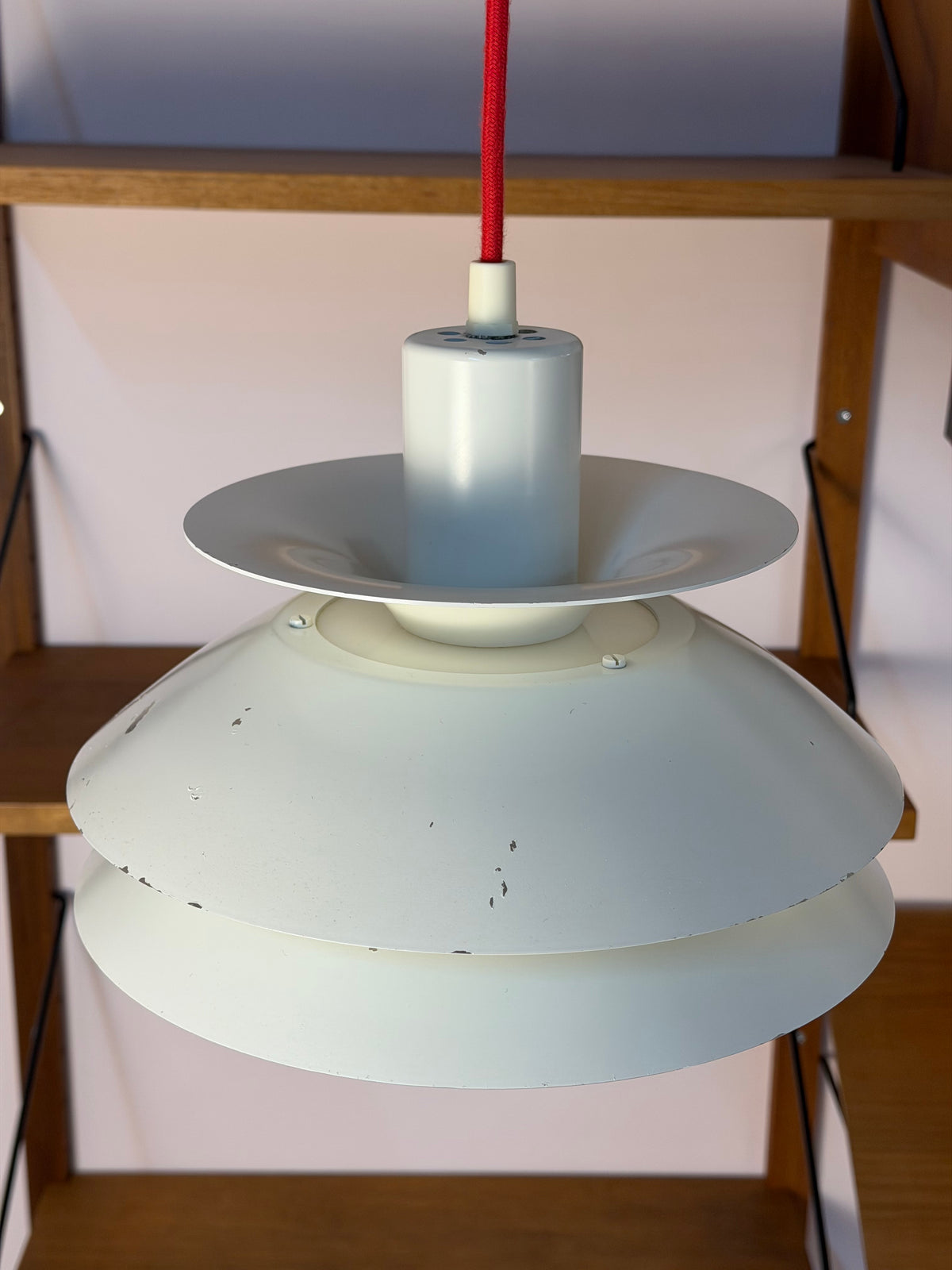 Lamellenlampe weiß aus Dänemark