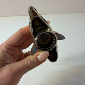 Flaschenöffner Delfin silber aus Dänemark