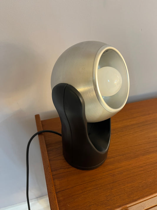 Touch-Lampe Sensorette schwarz Alu von Insta 70er