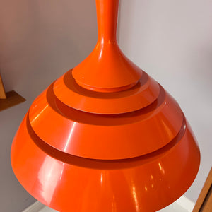 Hängelampe orange von Hans-Agne Jakobsson für Lyfa