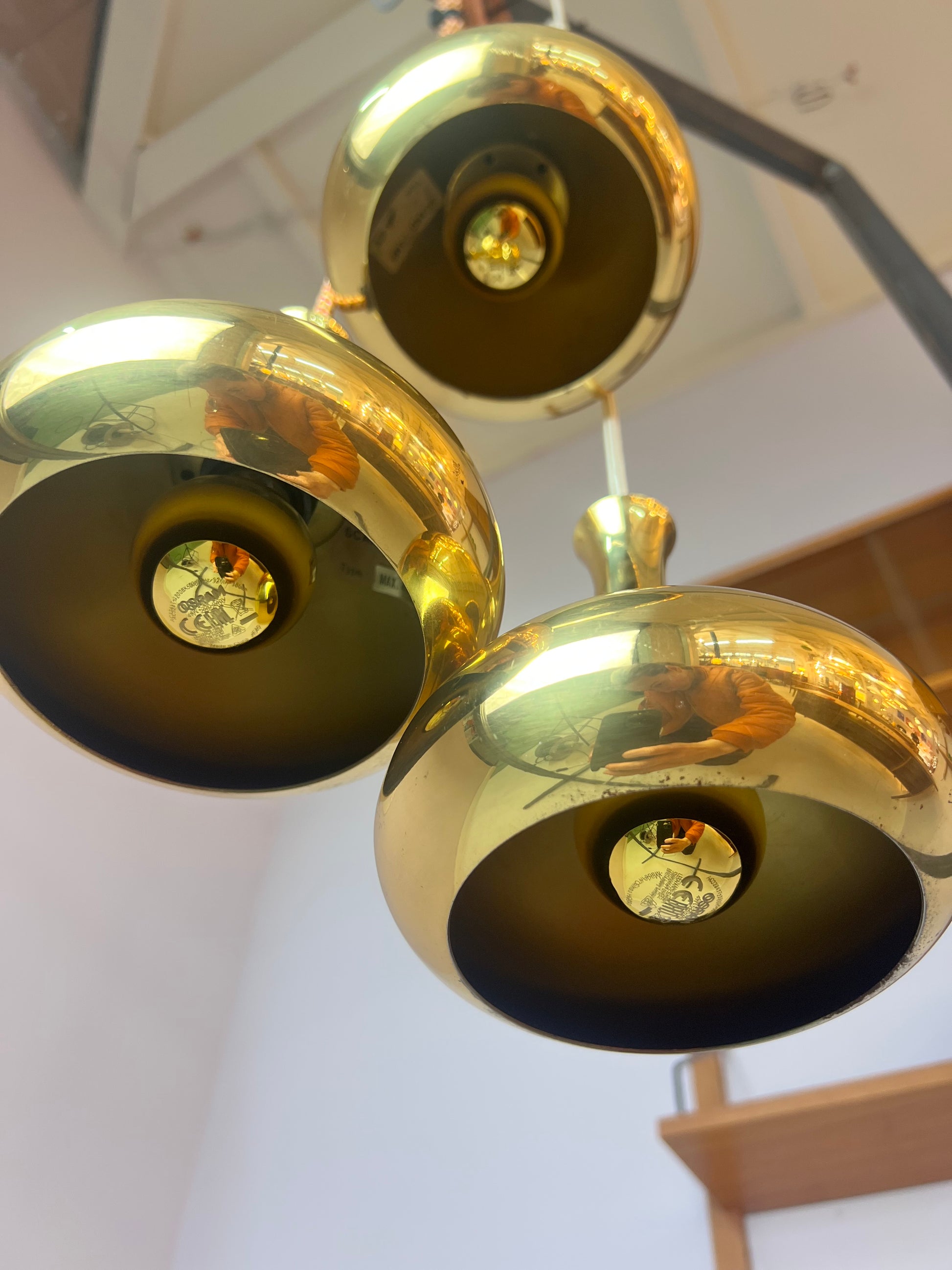 Hängelampe Messing von Scandi Lamp