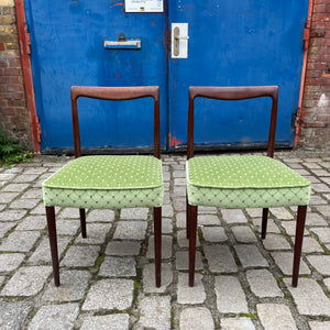 Set: 2x Stuhl grün Palisander