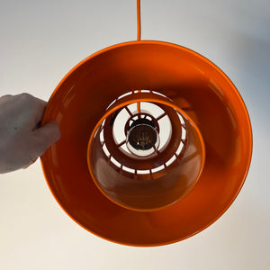 Hängelampen Minisol orange von K. Kewo für Nordisk Solar