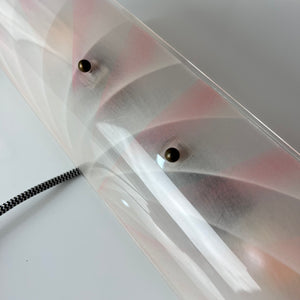 Wandlampe rosa Kunststoff