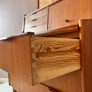 Sekretär mit Spiegel Teak aus Dänemark